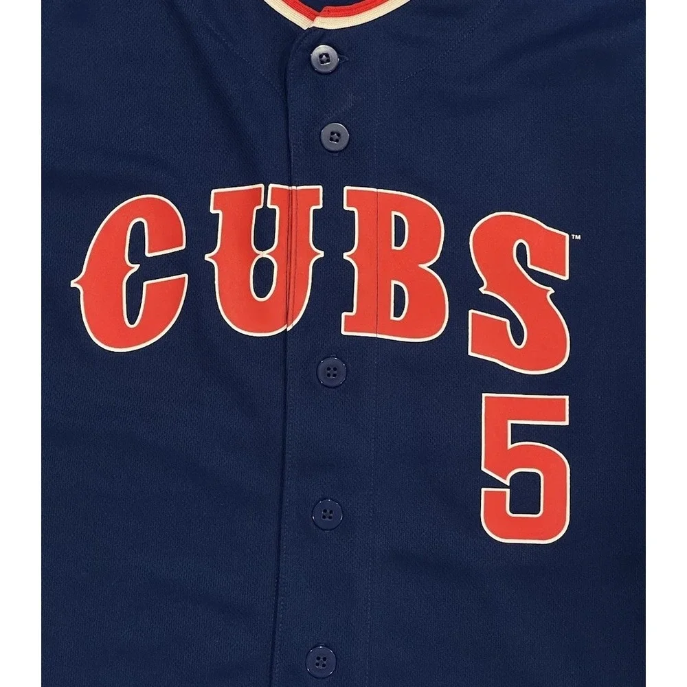 Chicago Cubs Christopher‎ Morel #5 Navy Blue Jersey Youth Large 12/14 MLB